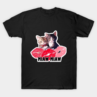 Cat Miaw,lovely cat, cute cat T-Shirt